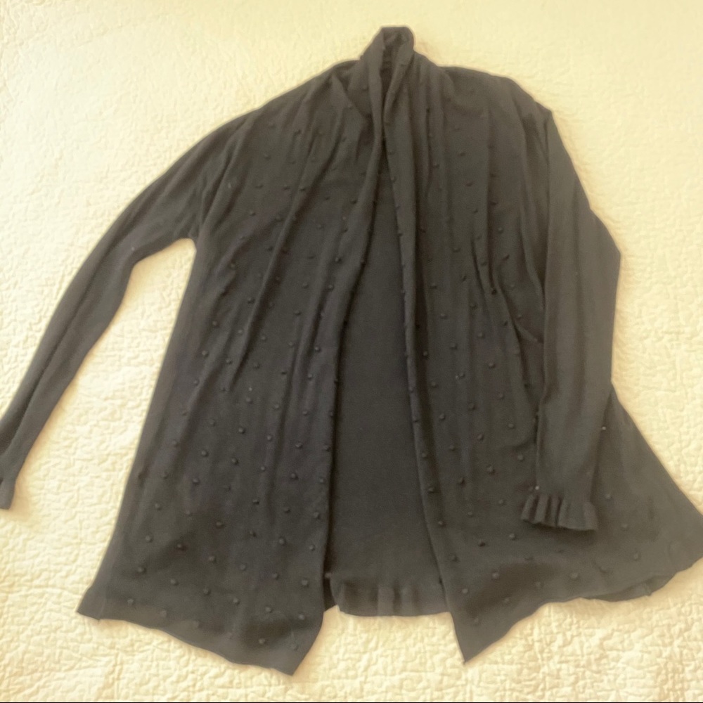 Lapis black cardigan